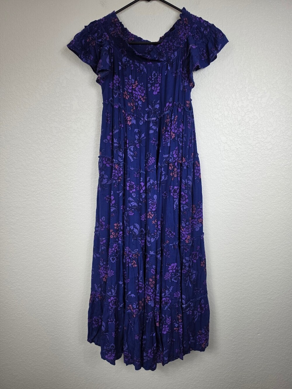 Free People Floral Maxi Dress Small Viscose